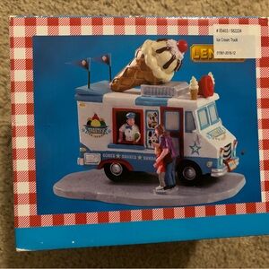 Lemax Ice Cream Truck - Blue and White